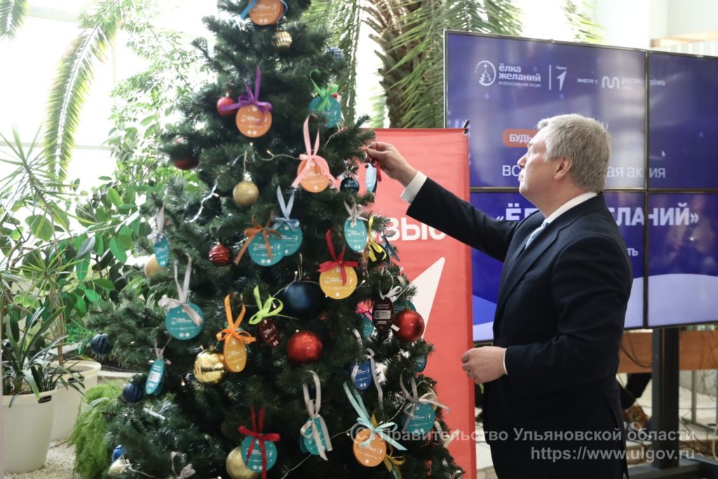 В Ульяновской области стартовала Всероссийская «Ёлка желаний»