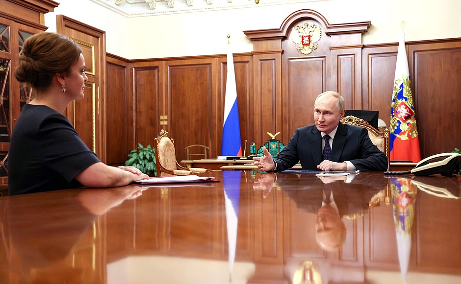Встреча с руководителем фонда «Защитники Отечества» Анной Цивилевой