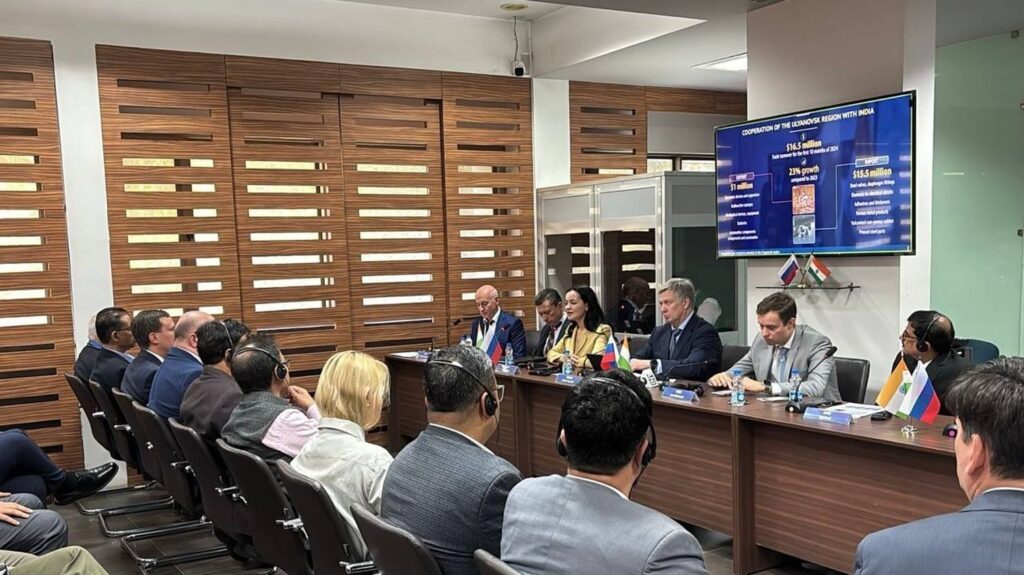 Ульяновская область представила экономический и инвестиционный потенциал индийским деловым кругам