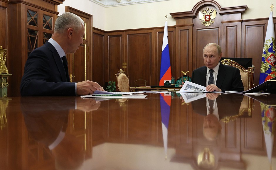 Встреча с губернатором Херсонской области Владимиром Сальдо