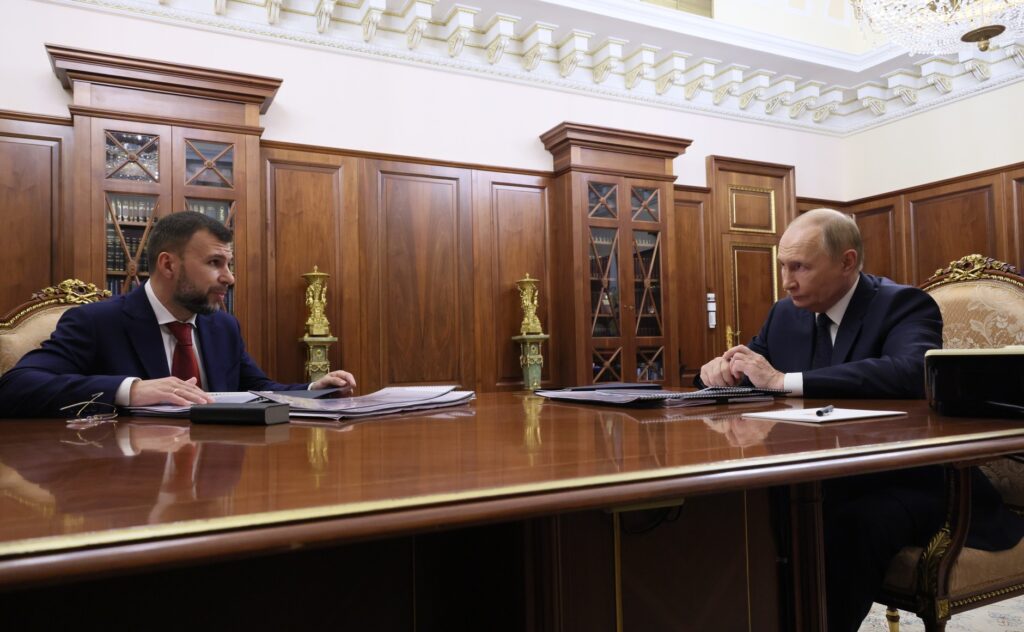 Встреча с главой Донецкой Народной Республики Денисом Пушилиным