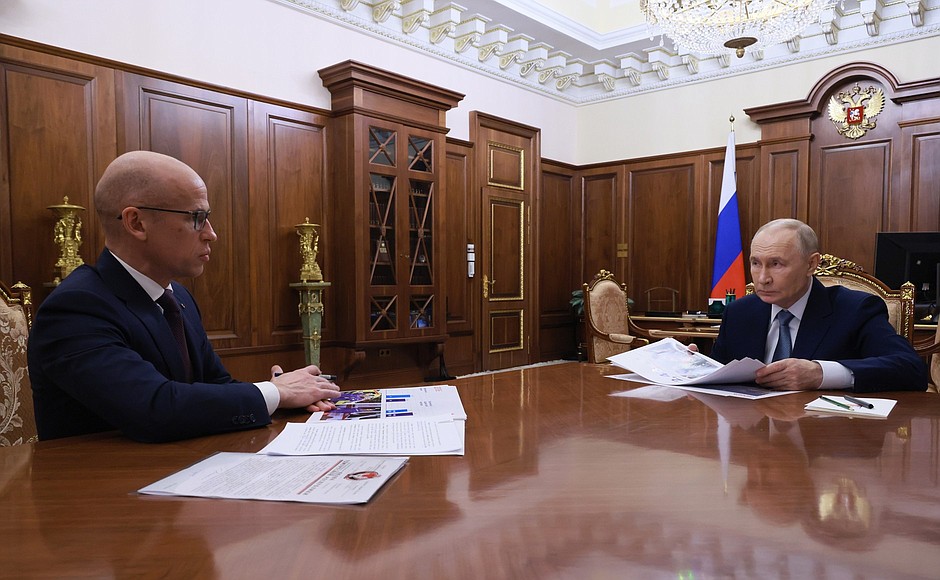 Встреча с главой Удмуртии Александром Бречаловым