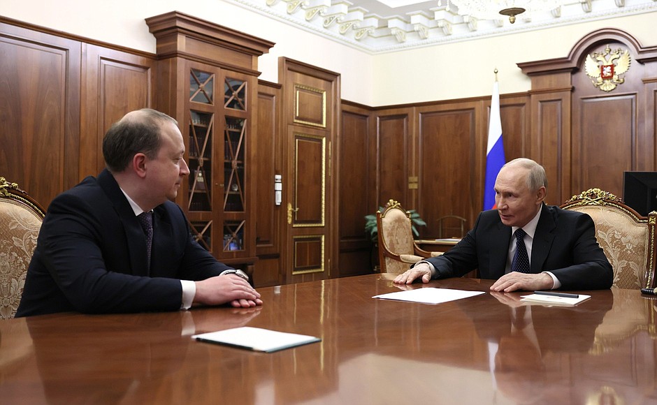 Встреча с главой Объединённой судостроительной корпорации Андреем Пучковым