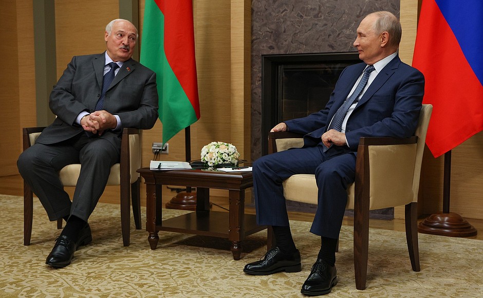 Встреча с Президентом Белоруссии Александром Лукашенко